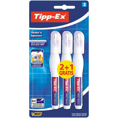 TIPP-EX Bl 2+1 Gratis Shake'n Squeeze, Vue principale