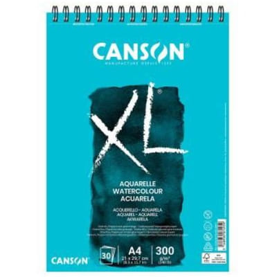 Canson XL Aquarelle Papier à lettres 30 feuilles, Vue principale
