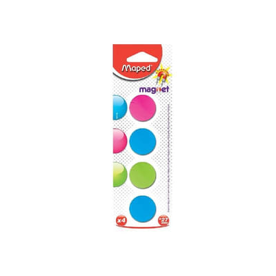 Maped 052700 aimant pour réfrigérateur Bleu, Vert, Rose 4 pièce(s), Vue principale