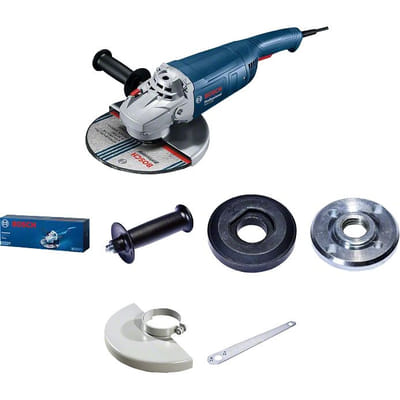 Meuleuse d'Angle Professionnelle Bosch GWS 2200 - 23cm, 6500tr/min, 2200W, 5.4kg, Vue principale