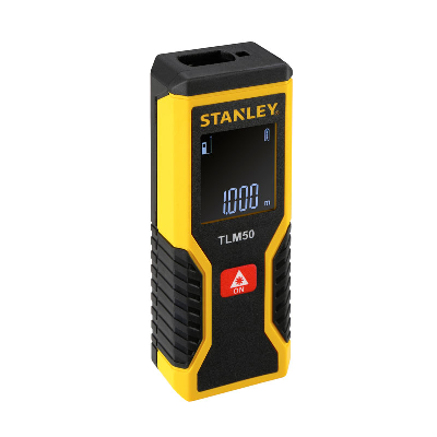 Stanley TLM50 Mètre laser portable Noir, Rouge, Jaune 15 m