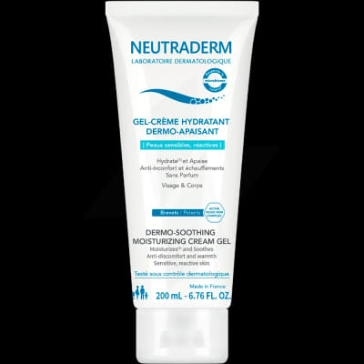 Gel Crème Hydratant Dermo-Apaisant 200ml Peaux sensibles, réactives Neutraderm, Vue principale