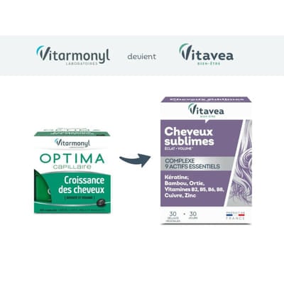 Vitarmonyl Optima Croissance Cheveux 60 Capsules, Vue principale
