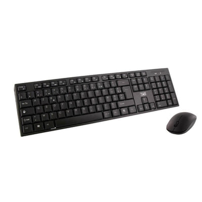 T'nB KBSCBK2 clavier Souris incluse FR sans fil +USB AZERTY Qwerty Noir, Vue principale