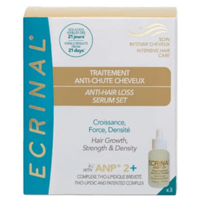 Ecrinal Soin Intensif Cheveux ANP 2+ Traitement Anti-Chute Cheveux 3 x 50 ml, Vue principale