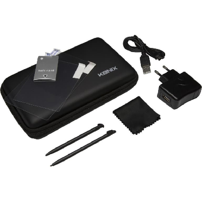 Konix 61881184904 Housse de protection pour console de jeux portable Tire valise Nintendo Noir
