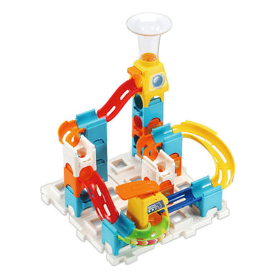 VTech Marble Rush – Circuit à Billes Discovery Set XS100 – 30 Pièces + 3 Billes – Dès 4 Ans – Version FR