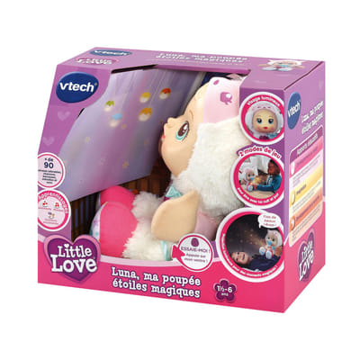 VTech – Rosi Bébé – Little Love – Poupée interactive pour jouer au cou, avec chansons de berceau, connaît