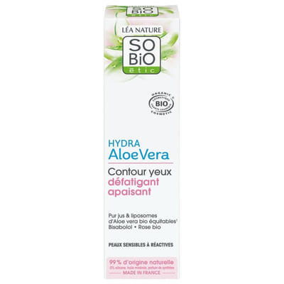 Léa Nature SO BIO étic Hydra Aloe Vera Contour des Yeux Défatiguant Apaisant Bio 15 ml, Vue principale