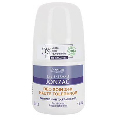 Eau Thermale Jonzac Déo Soin Haute Tolérance 24H Bio 50 ml, Vue principale