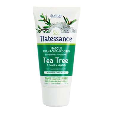 NATESSANCE MASQUE AVANT SHAMPOOING TEA TREE 150ML, Vue principale