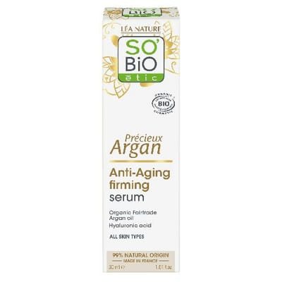 SO BIO SERUM FERMETE ARGAN PRECIEUX ANTI AGE 30ML, Vue principale
