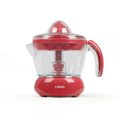 Livoo DOD131RC Centrifugeuse 25 W Rouge, Transparent, Vue principale