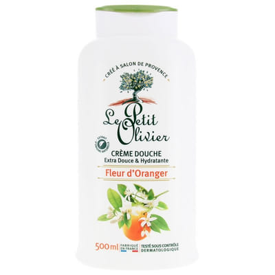 Le Petit Olivier Crème Douche Extra Douce & Hydratante Fleur d'Oranger 500 ml, Vue principale