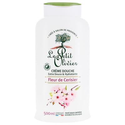 Le Petit Olivier Crème Douche Extra Douce & Hydratante Fleur de Cerisier 500 ml, Vue principale