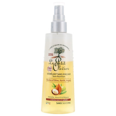 Le Petit Olivier Démêlant Sans Rinçage Soin Nutrition Huiles d'Olive Karité et Argan 150 ml, Vue principale
