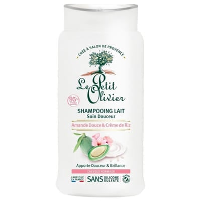 Le Petit Olivier Shampoing Lait Amande Douce et Crème de Riz 250 ml, Vue principale