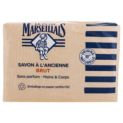 Le Petit Marseillais Savon Brut à l'Ancienne 300 g, Vue principale