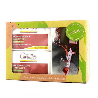 ROGE CAVAILLES COFFRET Savon Extra-Doux - Fleur de Coton, Vue principale