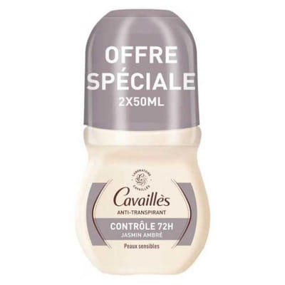 Cavaillès Anti-Transpirant Intense-LP Roll-On Lot de 2 x 50 ml, Vue principale