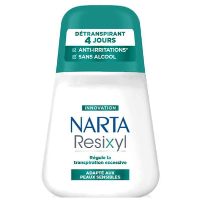 Narta Resixyl Détranspirant 4 Jours Peaux Sensibles 50 ml, Vue principale