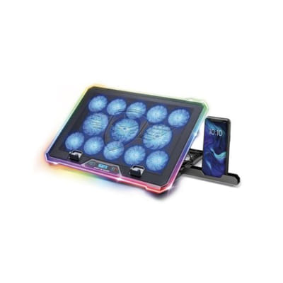 Spirit of Gamer AIRBLADE 1300 RGB système de refroidissement pour ordinateurs portables 43,2 cm (17") Noir, Vue principale