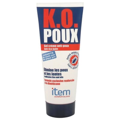 Item Dermatologie KO Poux Gel Crème Anti-Poux 100 ml, Vue principale