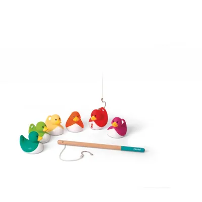 Jeu De Pêche Aux Canards - 6 Canards Colorés Pour Bain Et Jardin