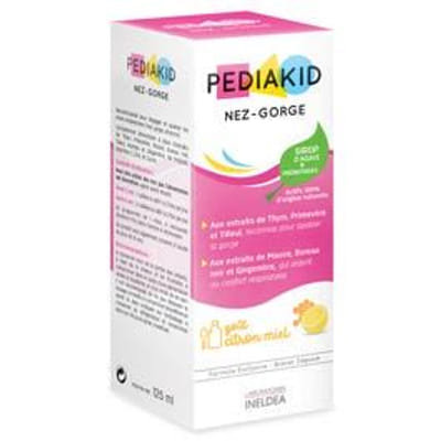 Pediakid Sirop Enfant Nez et Gorge 125 ml, Vue principale