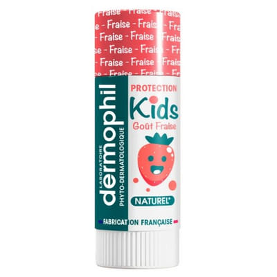 Dermophil Indien Kids Protection Lèvres 4 g - Parfum: Fraise, Vue principale