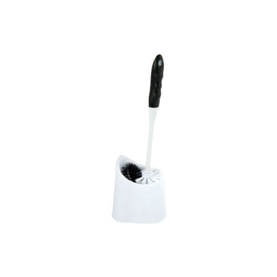 MSV - Porte brosse wc avec goupillon et son socle taupe, Vue principale