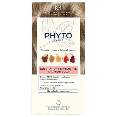 Phyto Couleur Coloration Permanente - Coloration : 8.1 Blond Clair Cendré