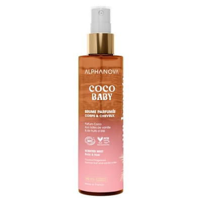 Alphanova Sun Beauty Brume Parfumée Corps & Cheveux Coco Baby Bio 100 ml, Vue principale