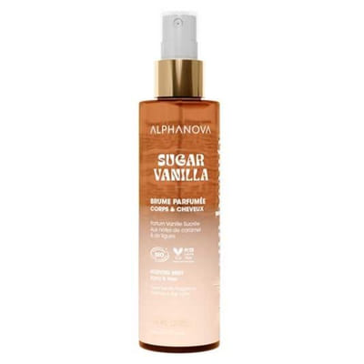 Alphanova Sun Beauty Brume Parfumée Corps & Cheveux Sugar Vanilla Bio 100 ml, Vue principale