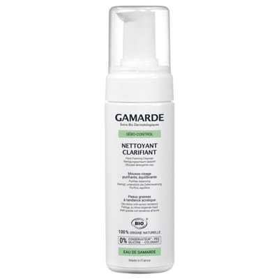 Gamarde Sébo-Control Nettoyant Clarifiant Bio 160 ml, Vue principale