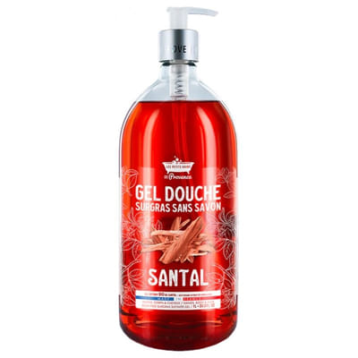 Les Petits Bains de Provence Gel Douche Santal 1 L, Vue principale
