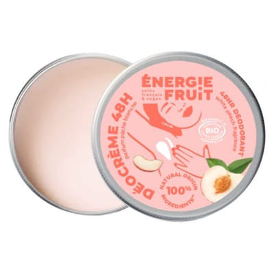 Energie Fruit Déocrème 48H Parfum Pêche Blanche Bio 45 g, Vue principale