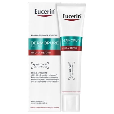 Eucerin DermoPure Clinical Hydra Repair Crème Apaisante 40 ml, Vue principale