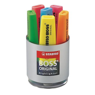 STABILO Pot a Crayons 6 Boss Assortis, Vue principale
