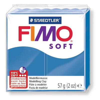 FIMO Pâte à modeler Soft 57g 8020-37 bleu, Vue principale