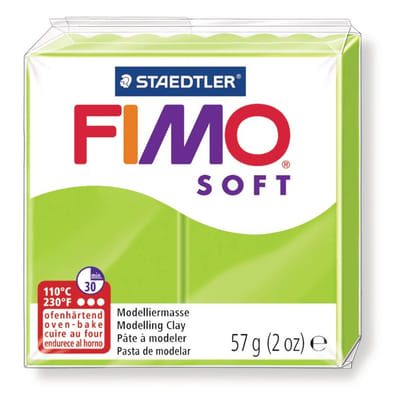 GRAINE CREATIVE Fimo Soft 57G Vert Pomme, Vue principale
