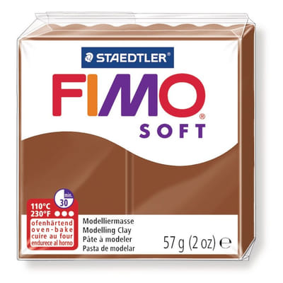 FIMO Pâte à modeler Soft 57g 8020-7 caramel, Vue principale