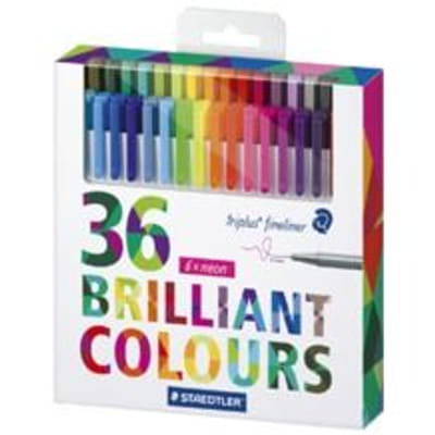 Fineliner Staedtler Triplus 334 0,3mm assorti set 26 + 10 gratuits, Vue principale