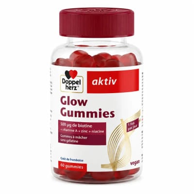 DOPPEL Herz Aktiv Glow Gummies,60 Gummies, Vue principale