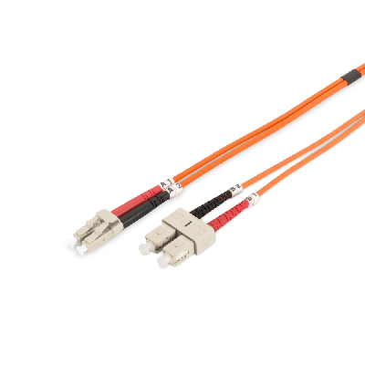 Digitus Câble de brassage multimode à fibre optique, LC / SC