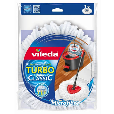 Vileda EasyWring & Clean Turbo Classic Tête de serpillère Blanc, Vue principale