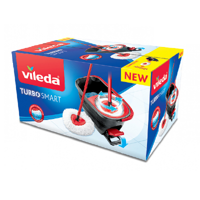 Vileda Turbo Smart Seau Et Syst Me De Lavage R Servoir Unique Noir