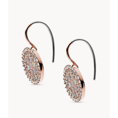 Fossil JF01737791 boucle d'oreille Acier inoxydable Rose, Rose doré, Vue principale