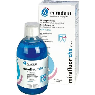 MIRADENT Bain de Bouche Mirafluor 500ml, Vue principale