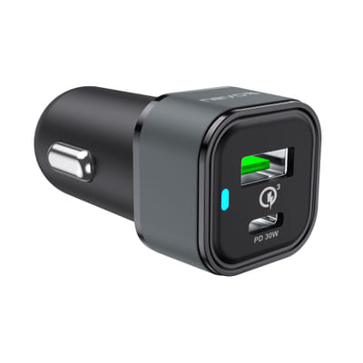 nevox 2020 Caméra Numérique, MP3, PDA, Smartphone Noir Allume-cigare Charge rapide Auto, Vue principale